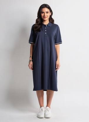 Rochie midi fără mâneci fără mâneci albastru SAINT JAMES femeie