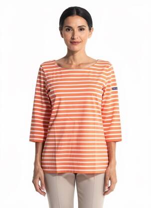 Tricou mâneci 3/4 mâneci 3/4 portocalie SAINT JAMES femeie