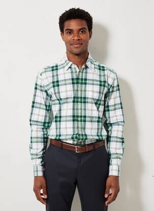 Cămașă cu mâneci lungi buzunare verde SCOTCH & SODA bărbat