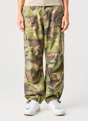 Pantalon cargo buzunare mărime normală verde MISS SIXTY femeie