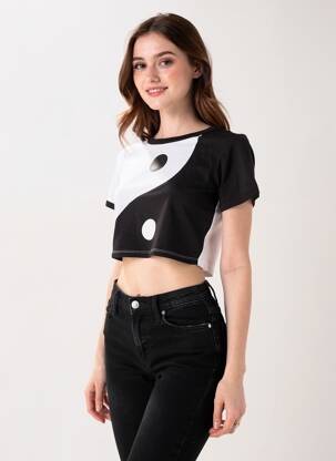 Tricou negru NEON & NYLON femeie