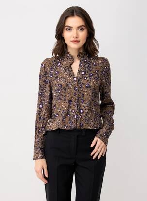 Cămașă maro VERO MODA femeie