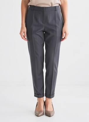 Pantalon slim mărime normală mărime normală albastru MAZAO femeie