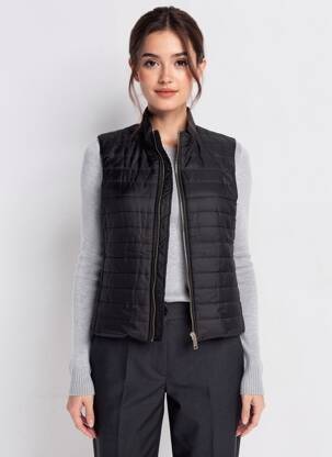 Geacă matlasată buzunare fără glugă negru VERO MODA femeie