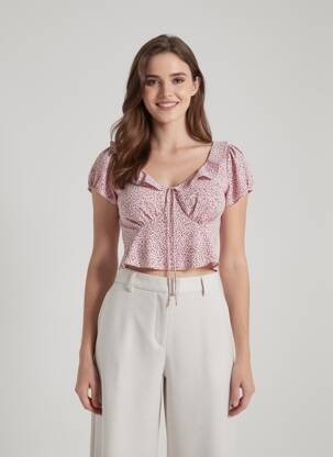 Top mâneci scurte mâneci scurte roz LEVI'S femeie