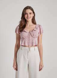 Top mâneci scurte mâneci scurte roz LEVI'S femeie