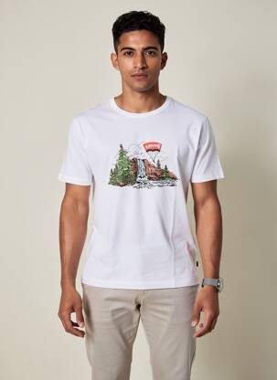 Tricou croială dreaptă mâneci scurte alb LEVI'S bărbat