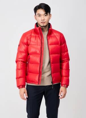 Geacă matlasată roșu SUPERDRY bărbat