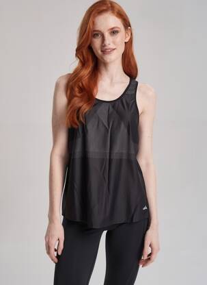 Maiou elasticitate fără mâneci negru TOMMY HILFIGER femeie