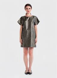Rochie scurtă mâneci scurte mâneci scurte negru MOLLY BRACKEN femeie