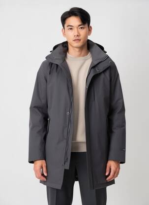 Parka gri RAINS bărbat