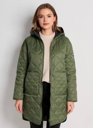 Geacă matlasată verde ICEPEAK femeie