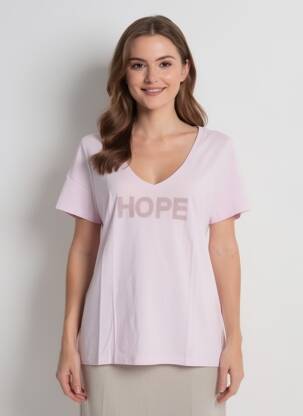 Tricou guler în v mâneci scurte violet LES P'TITES BOMBES femeie