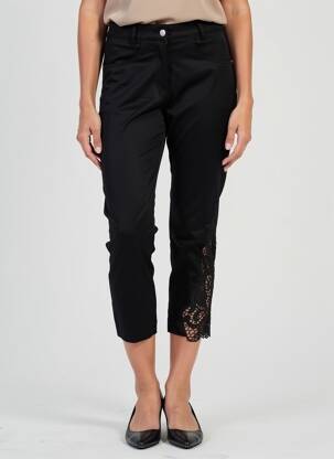 Pantalon 7/8 negru MALOKA femeie