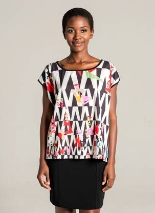 Tricou negru MALOKA femeie