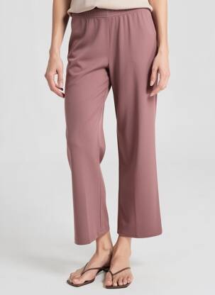 Pantalon trei sferturi violet G!OZE femeie
