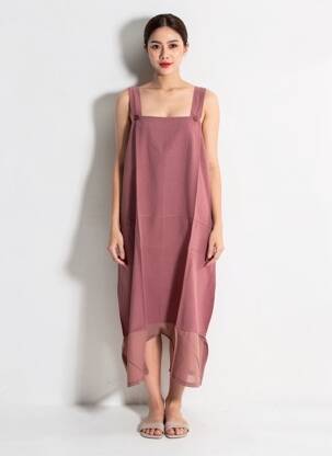Salopetă-pantalon violet G!OZE femeie