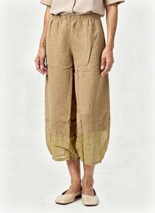 Pantalon 7/8 maro G!OZE femeie