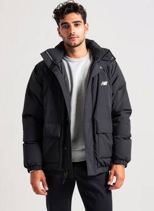 Geacă matlasată mâneci lungi fără glugă negru NEW BALANCE bărbat
