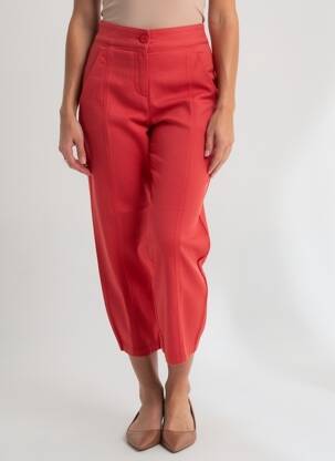 Pantalon 7/8 roșu MALOKA femeie