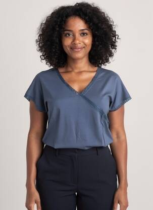 Tricou albastru MALOKA femeie