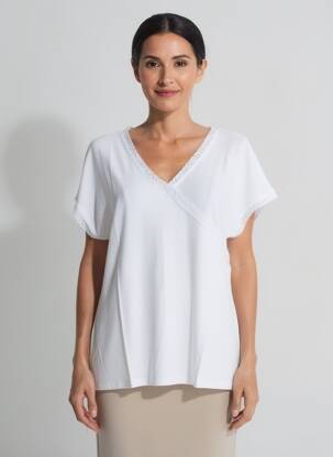 Tricou alb MALOKA femeie