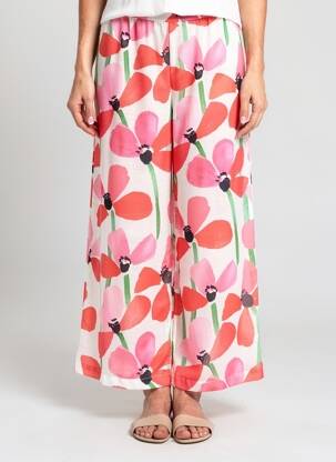 Pantalon 7/8 alb G!OZE femeie
