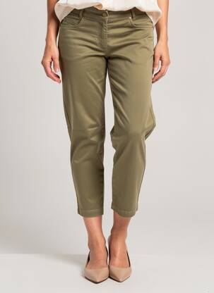 Pantalon 7/8 verde PAUL BRIAL femeie