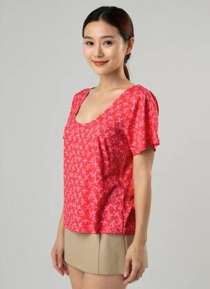 Tricou roșu PAUL BRIAL femeie