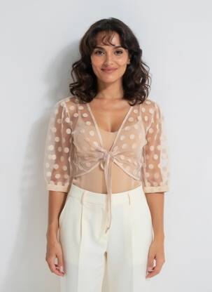 Bolero bej PAUL BRIAL femeie