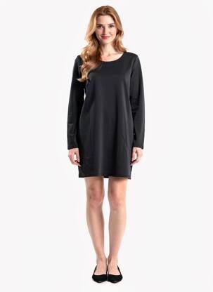 Rochie scurtă mâneci lungi mâneci lungi negru COP COPINE femeie