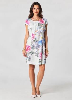 Rochie scurtă roz PAUL BRIAL femeie