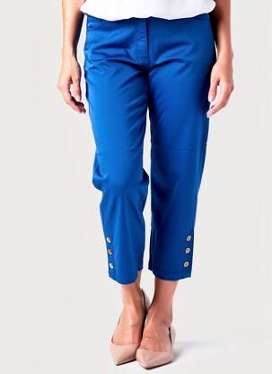 Pantalon trei sferturi albastru PAUL BRIAL femeie