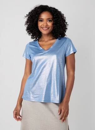Tricou albastru MALOKA femeie