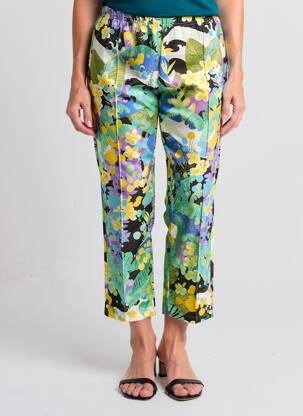 Pantalon 7/8 verde G!OZE femeie
