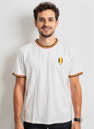 Tricou alb ZEB STYLE LAB  bărbat