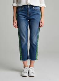 Pantalon 7/8 albastru LITTLE FORTUNE femeie