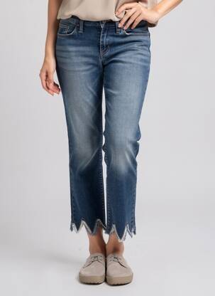 Pantalon 7/8 albastru ASTRID BLACK LABEL femeie