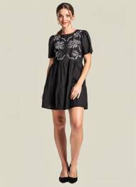 Rochie scurtă negru ONLY femeie