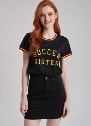 Tricou negru ZEB STYLE LAB  femeie