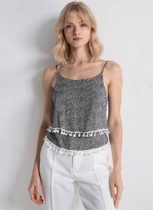 Top negru MOLLY BRACKEN femeie