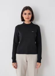 Hanorac guler rotund negru LEVI'S femeie