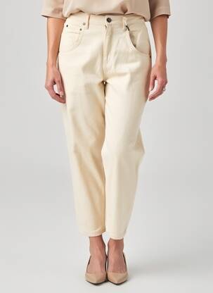 Pantalon 7/8 bej YUGEN femeie
