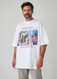 Tricou alb REDEFINED REBEL bărbat