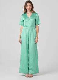 Salopetă-pantalon verde VERO MODA femeie