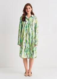 Rochie midi verde VERO MODA femeie