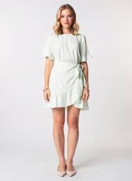 Rochie scurtă verde VERO MODA femeie