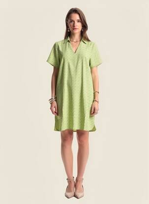 Rochie scurtă verde ONLY femeie