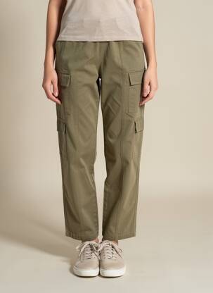 Pantalon cargo verde 24 COLOURS femeie