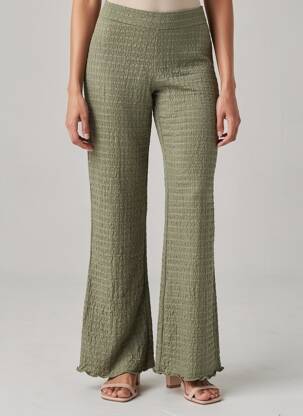 Pantalon evazat verde HAILYS femeie